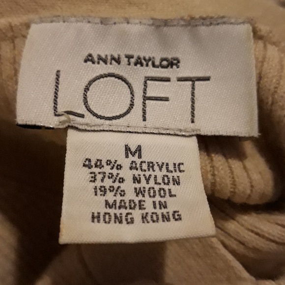 LOFT tan long sleeve sweater - Picture 4 of 4